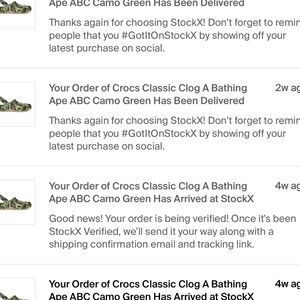 Green Bape Crocs